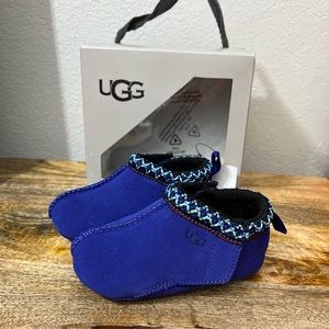 UGG Baby Tasman Boots booties 12-18 Months Sz 04/05 Naval Blue NEW